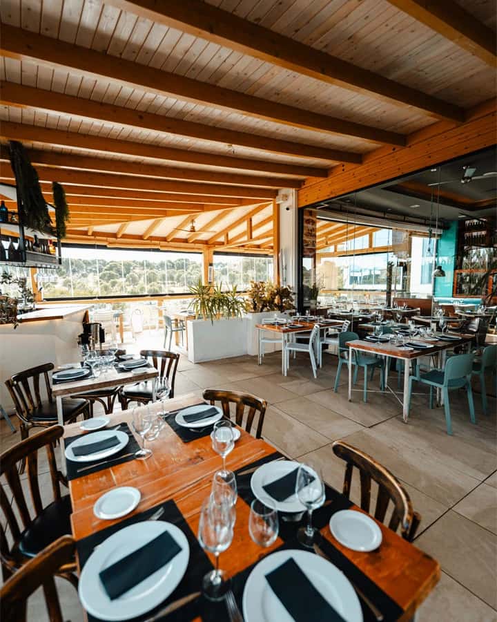 El Ochenta: cocina de mercado con vistas al Monte del Pilar