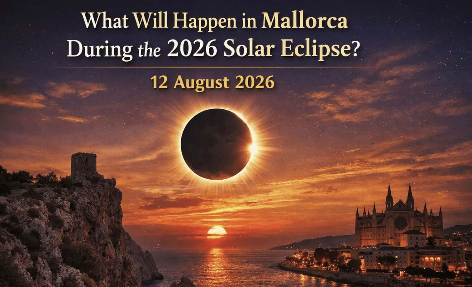 Eclipse solar total en Mallorca: dónde verlo el 12 de agosto