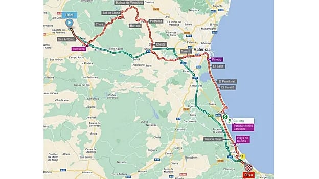 La Vuelta pasó por l'Horta: así fue la octava etapa