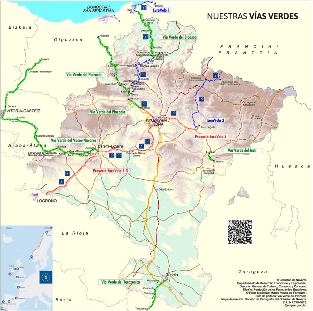 Plazaola: una vía verde familiar desde Pamplona