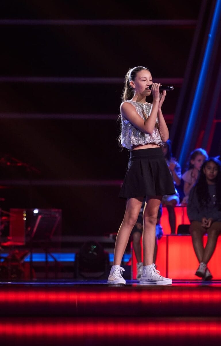 Martina, de Estepona, llegó a la final de La Voz Kids