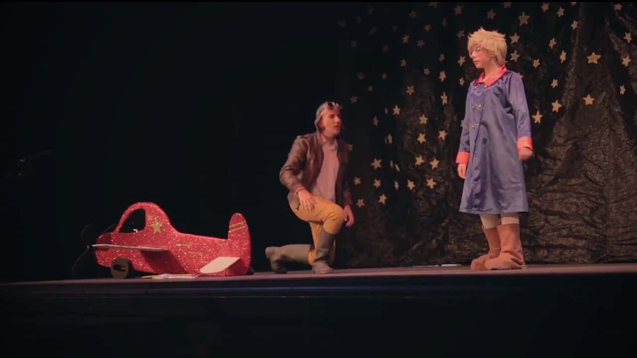 Representación teatral de El Principito
