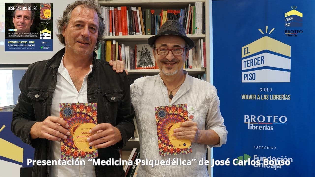 Presentación del libro 'Medicina Psiquedélica' por José Carlos Bouso