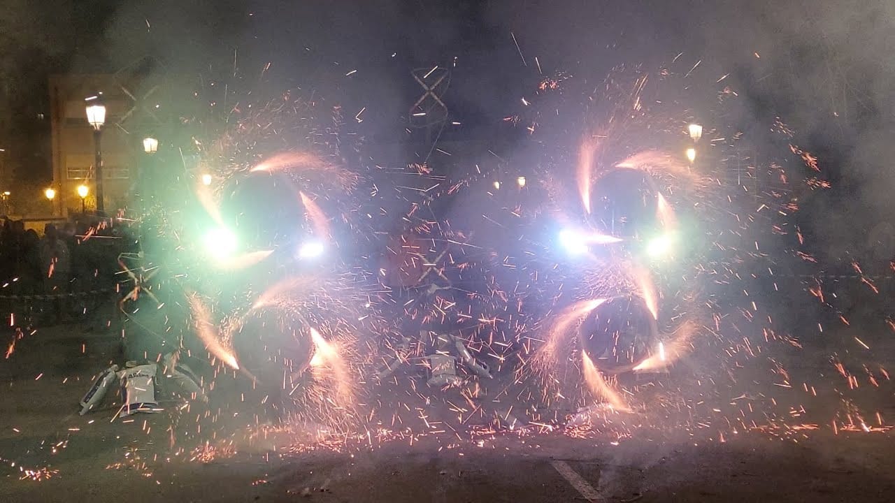 Focs de la Fira - Correfoc y castillo de Zaragozana