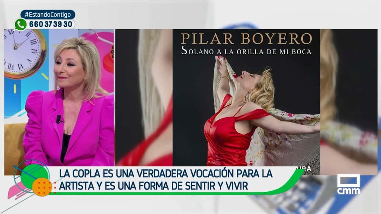 Pilar Boyero en los Jardines de la Rucab