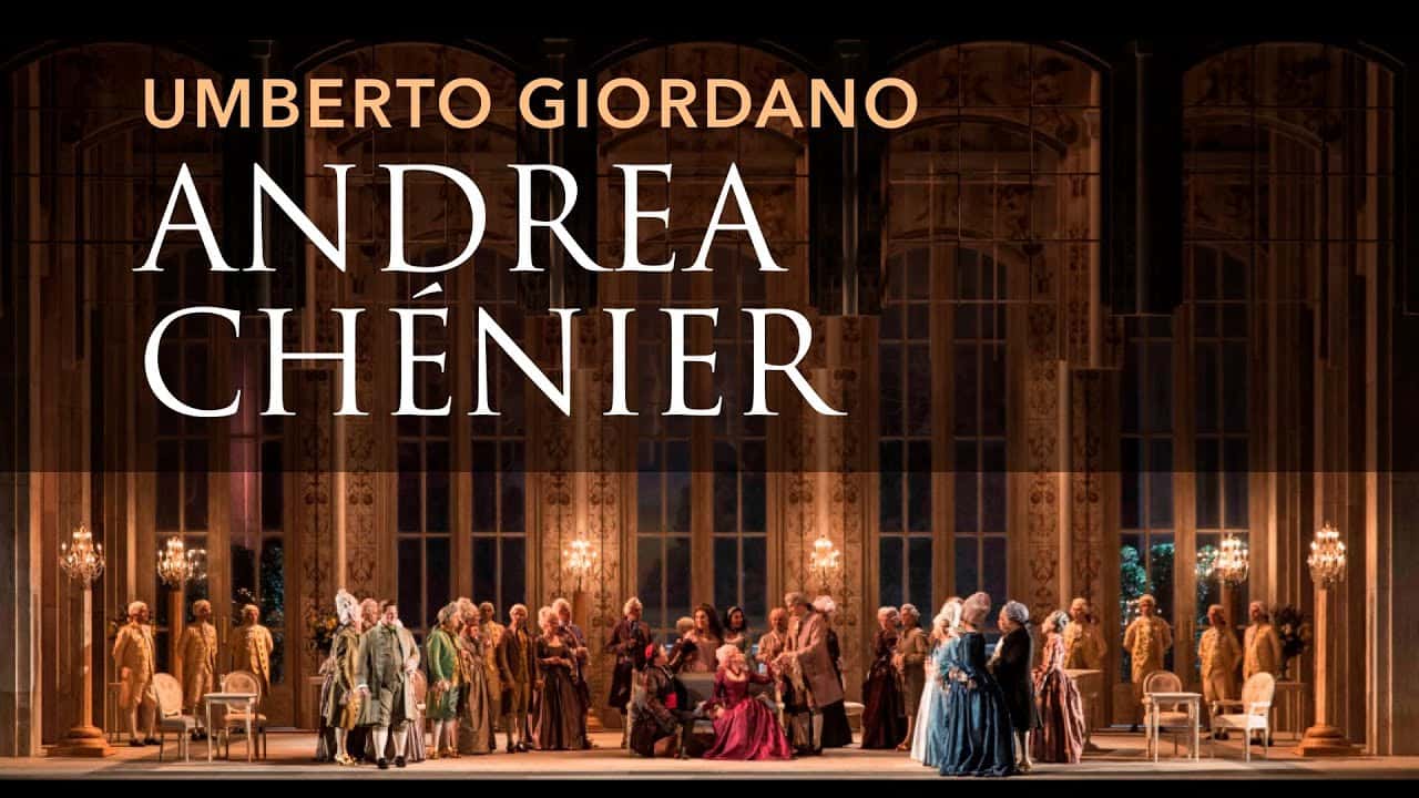 Proyección de la ópera Andrea Chénier de Umberto Giordano