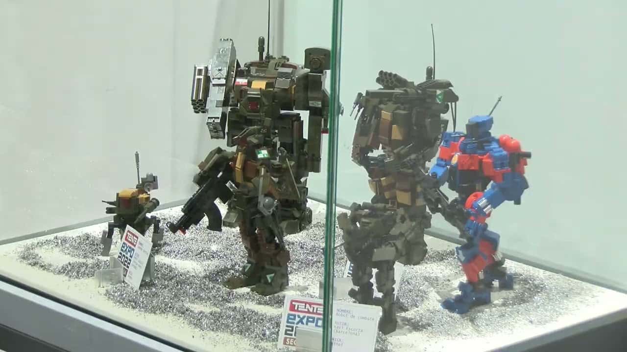 Exposición del juego de construcción Tente