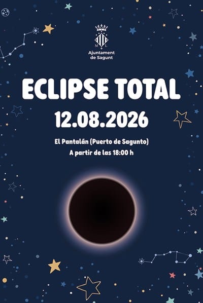 Cómo ver el eclipse solar del 12 de agosto en Sagunto