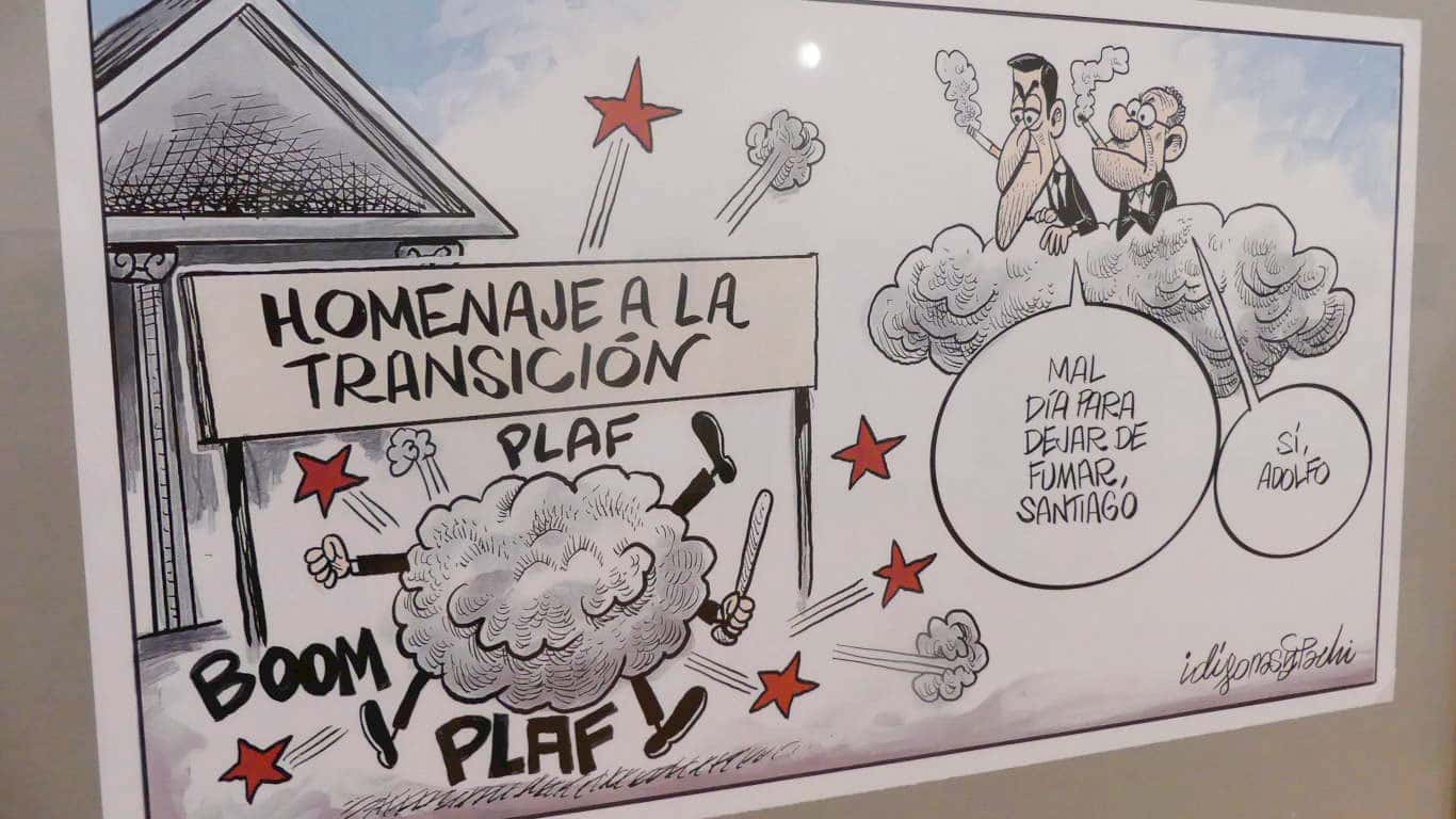 Humor gráfico contra el tabaco en Alcalá de Henares