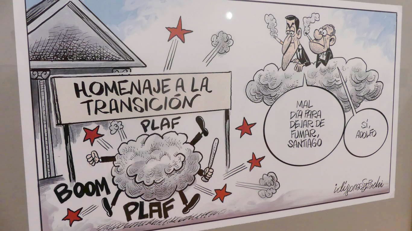 Humor gráfico contra el tabaco en Alcalá de Henares