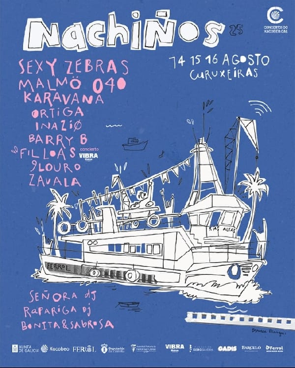 Nachiños Fest: conciertos en lancha y vermú en Ferrol