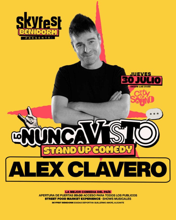 Álex Clavero estrena 'El Francotirarock' en Benidorm
