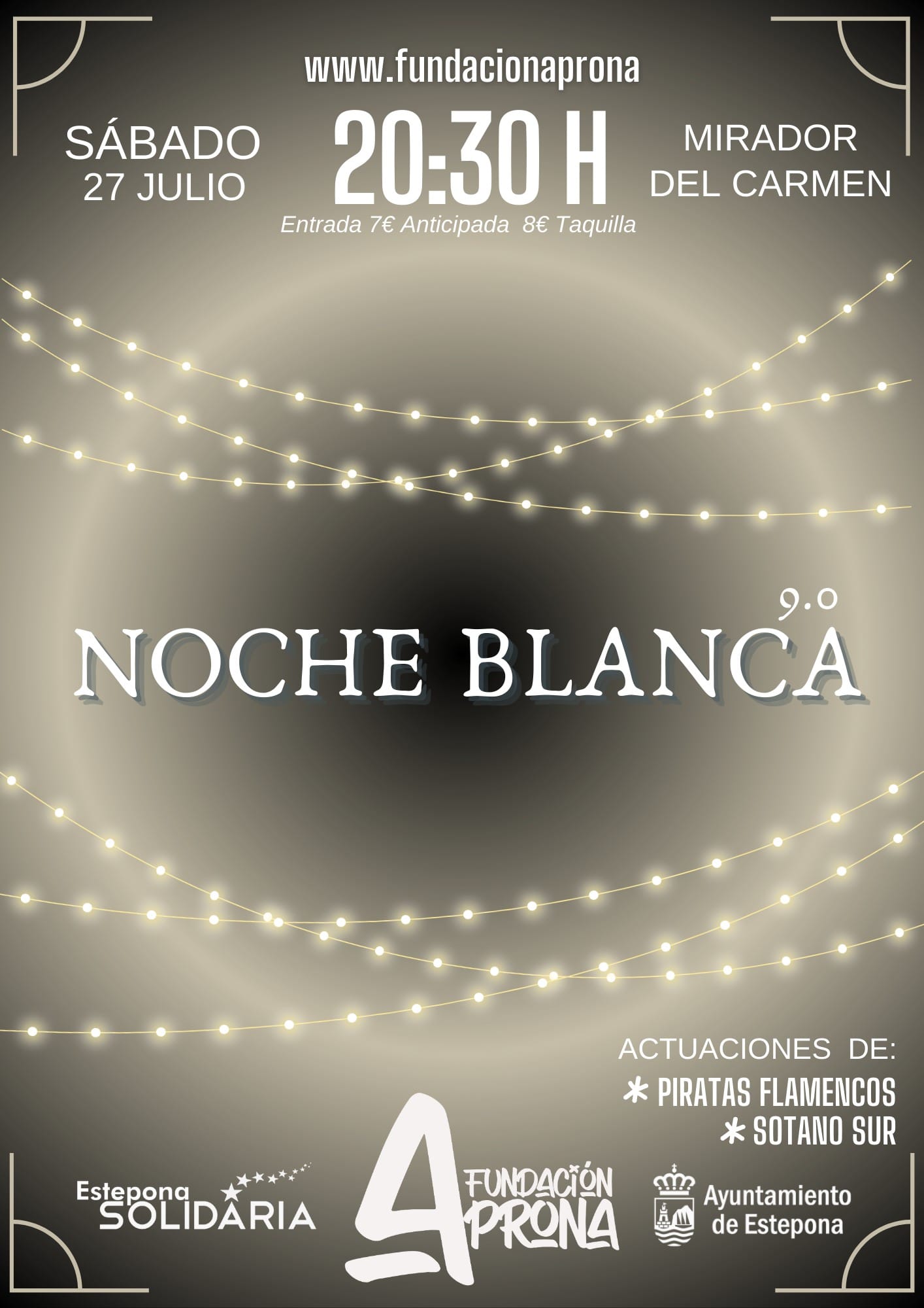 La Noche Blanca de Aprona vuelve al Mirador del Carmen