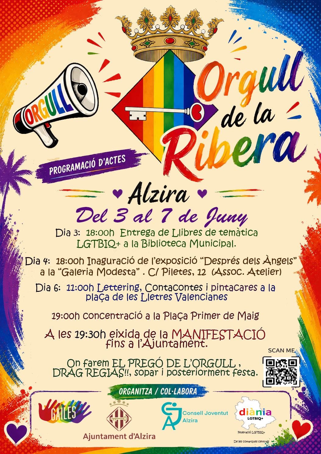 El Orgull de la Ribera 2026 llena Alzira de cultura