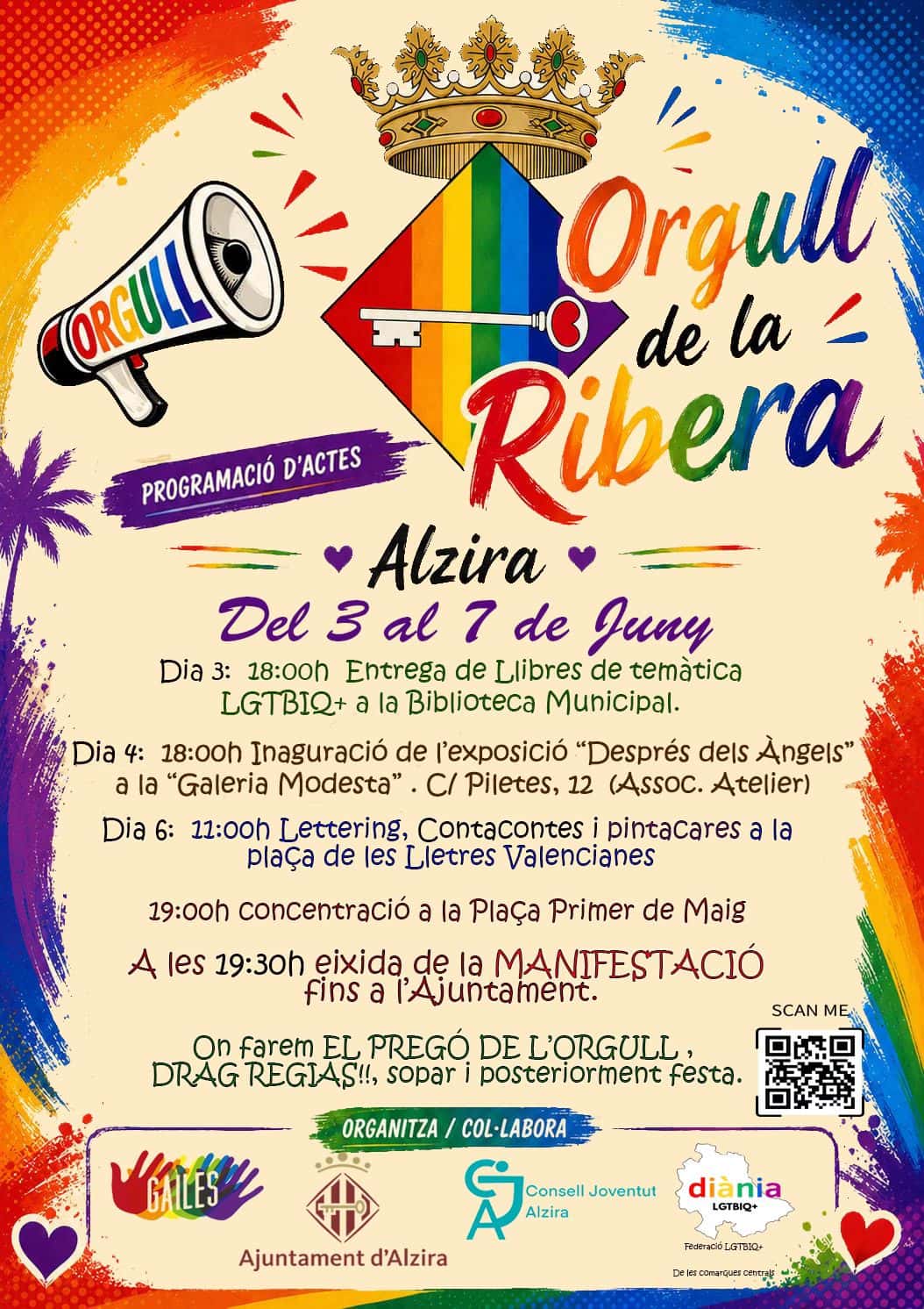 El Orgull de la Ribera 2026 llena Alzira de cultura