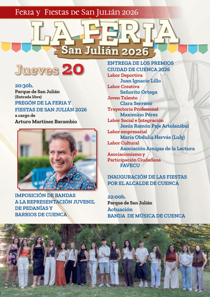 Feria de San Julián 2026: toros, conciertos y agenda