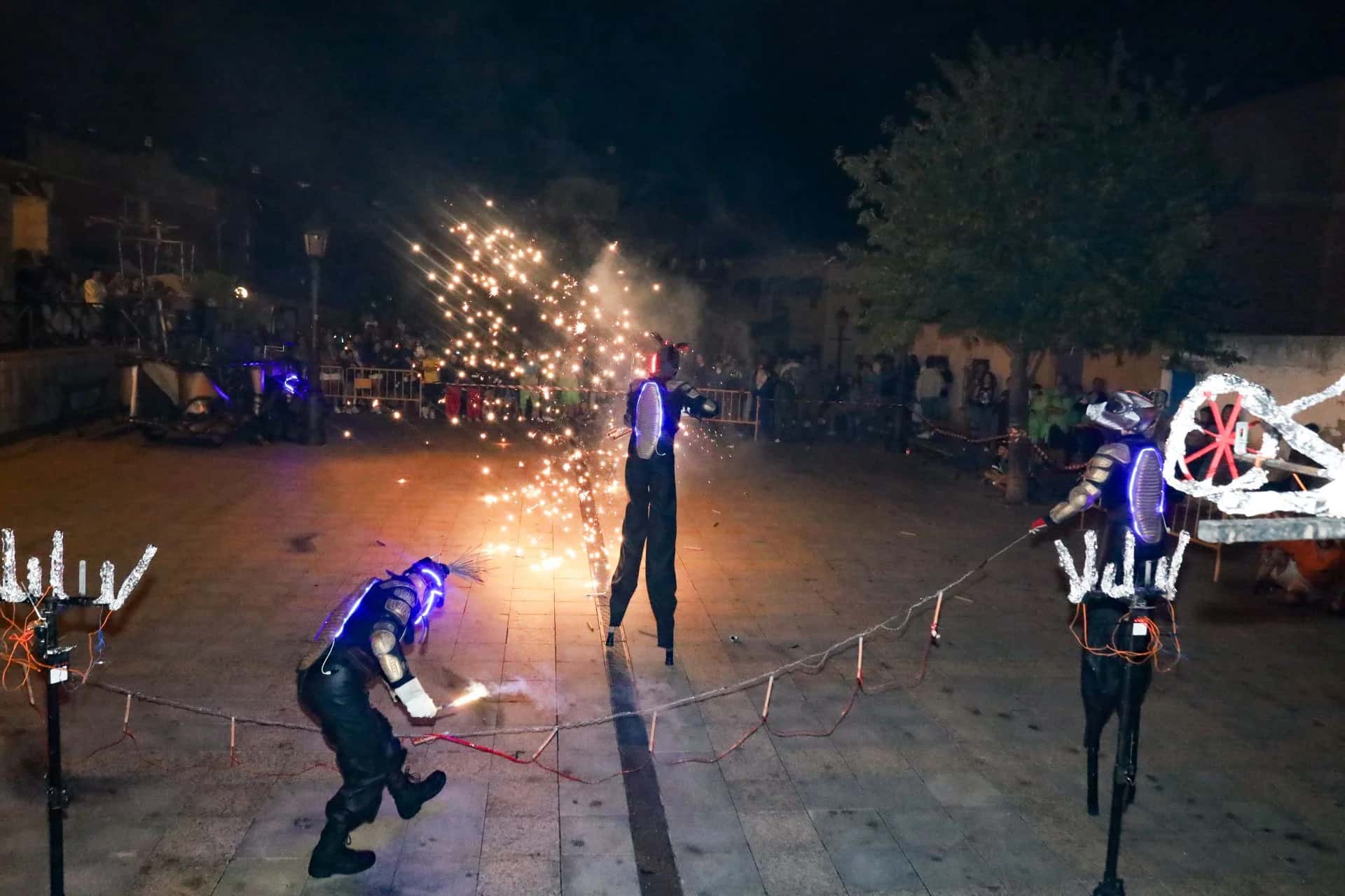 El fuego extraterrestre iluminó Villalobón