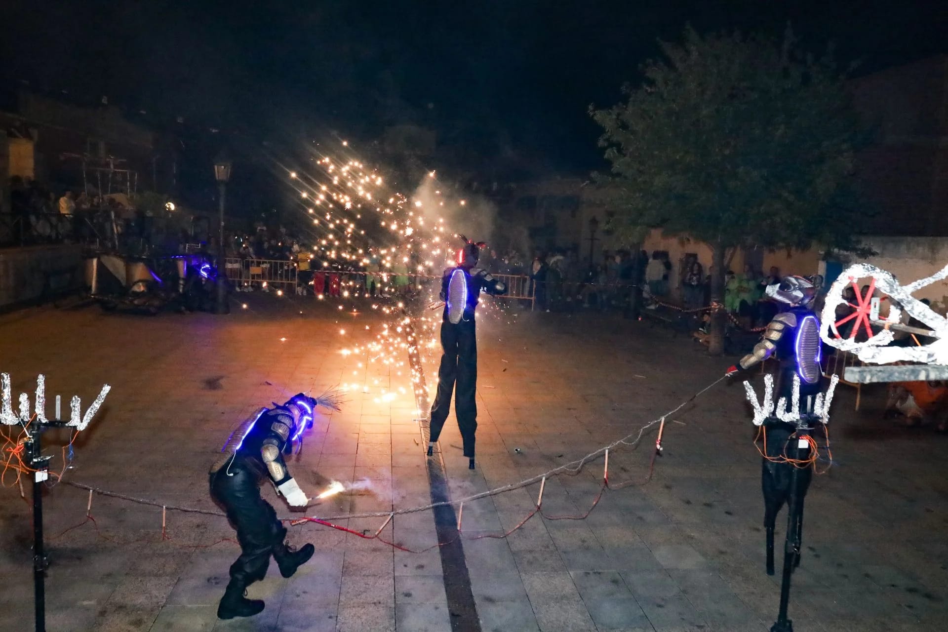El fuego extraterrestre iluminó Villalobón