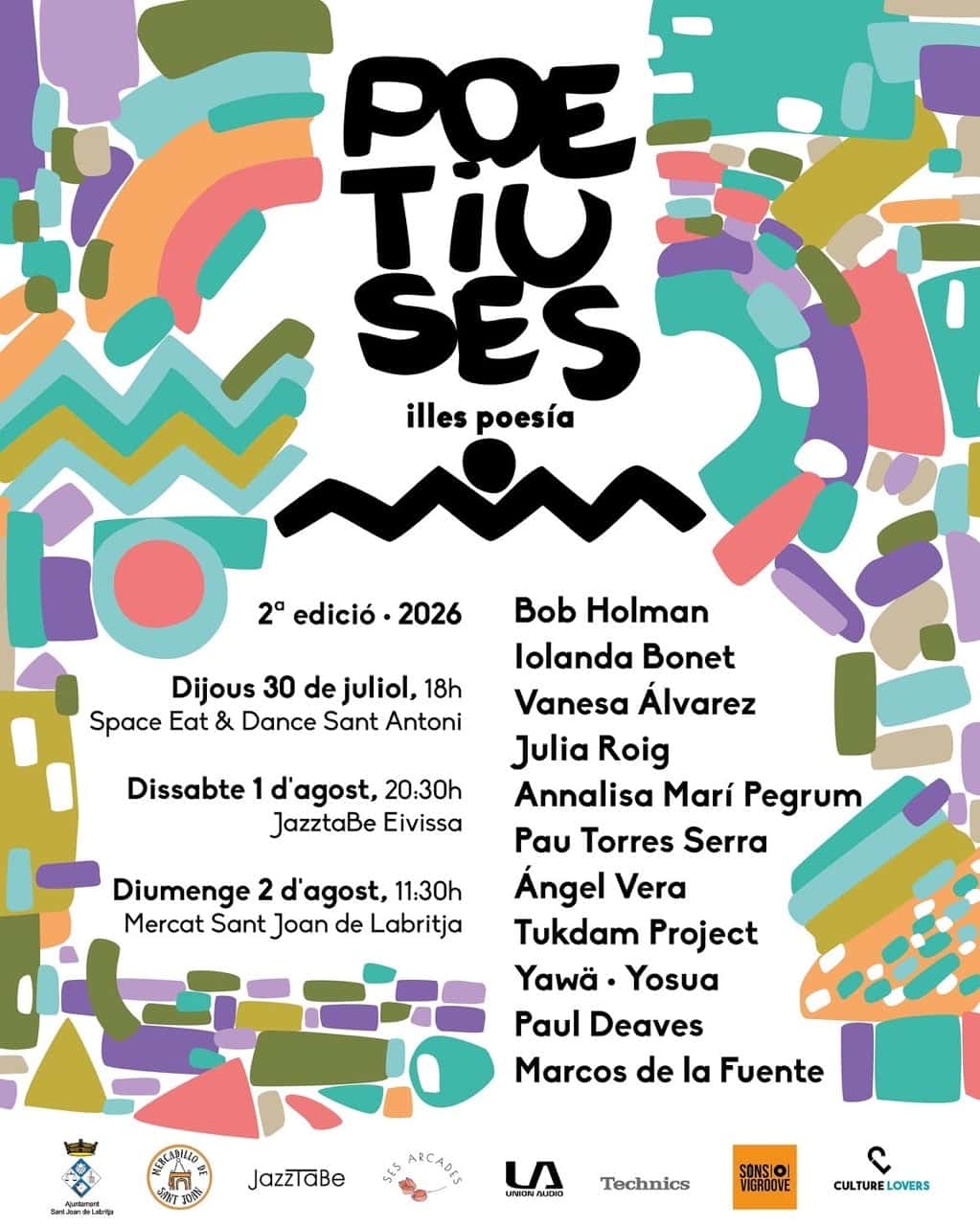 El Festival Poetiuses regresa a Ibiza con tres días de arte