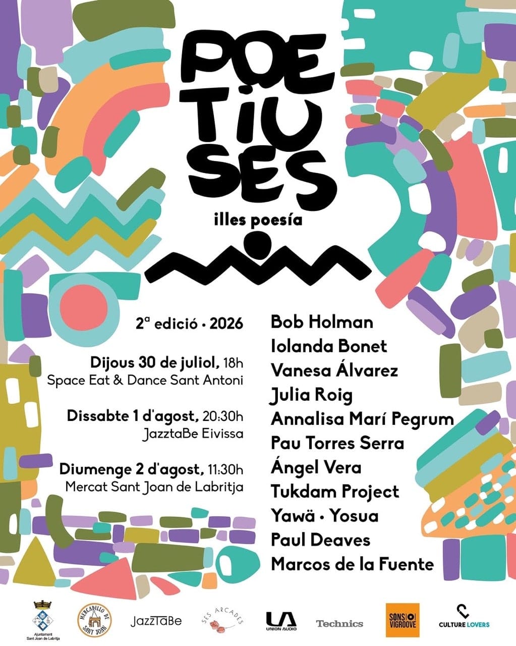 El Festival Poetiuses regresa a Ibiza con tres días de arte