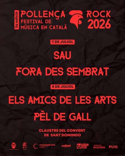 El Pollença Rock 2026 arranca en el norte de Mallorca