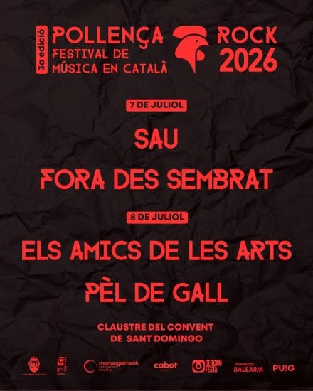 El Pollença Rock 2026 arranca en el norte de Mallorca