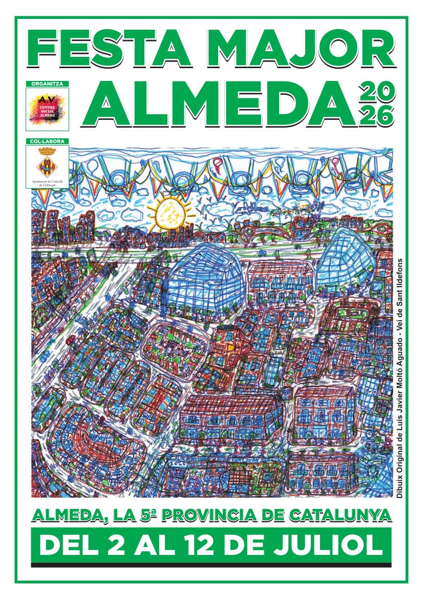 Festa Major Almeda 2026: diez días de fiesta en Cornellà