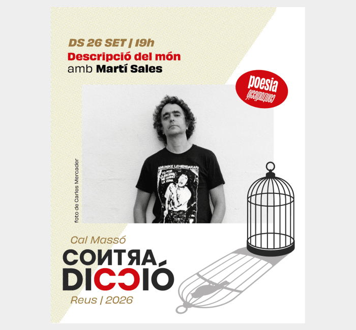 Recital poético de Martí Sales: 'Descripció del món'