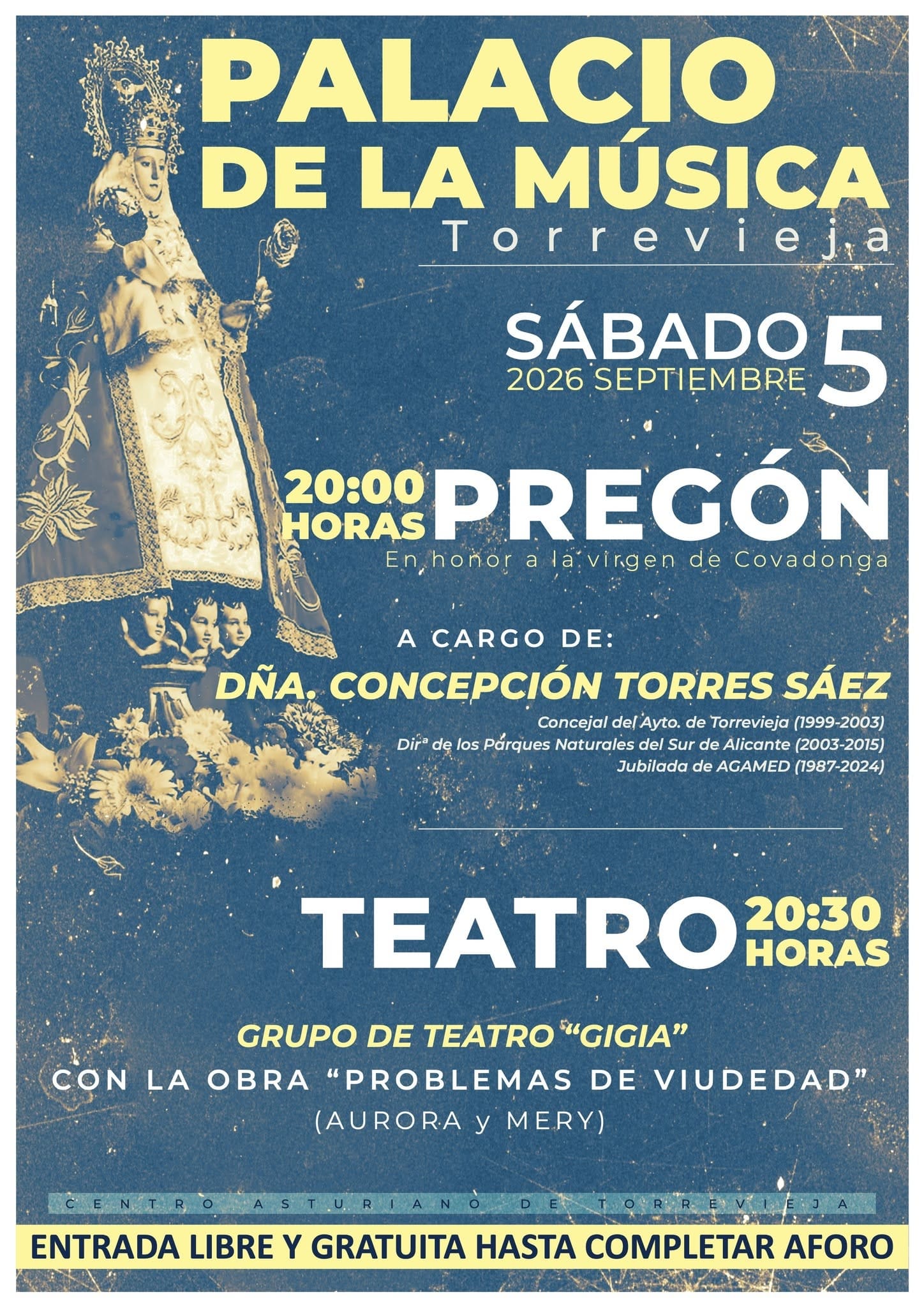 Fiestas de la Santina: teatro y pregón hoy sábado