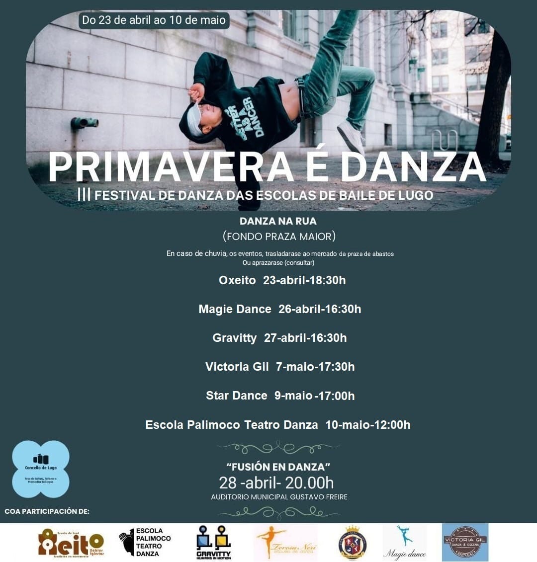 Exhibición de Star Dance - Primavera é danza