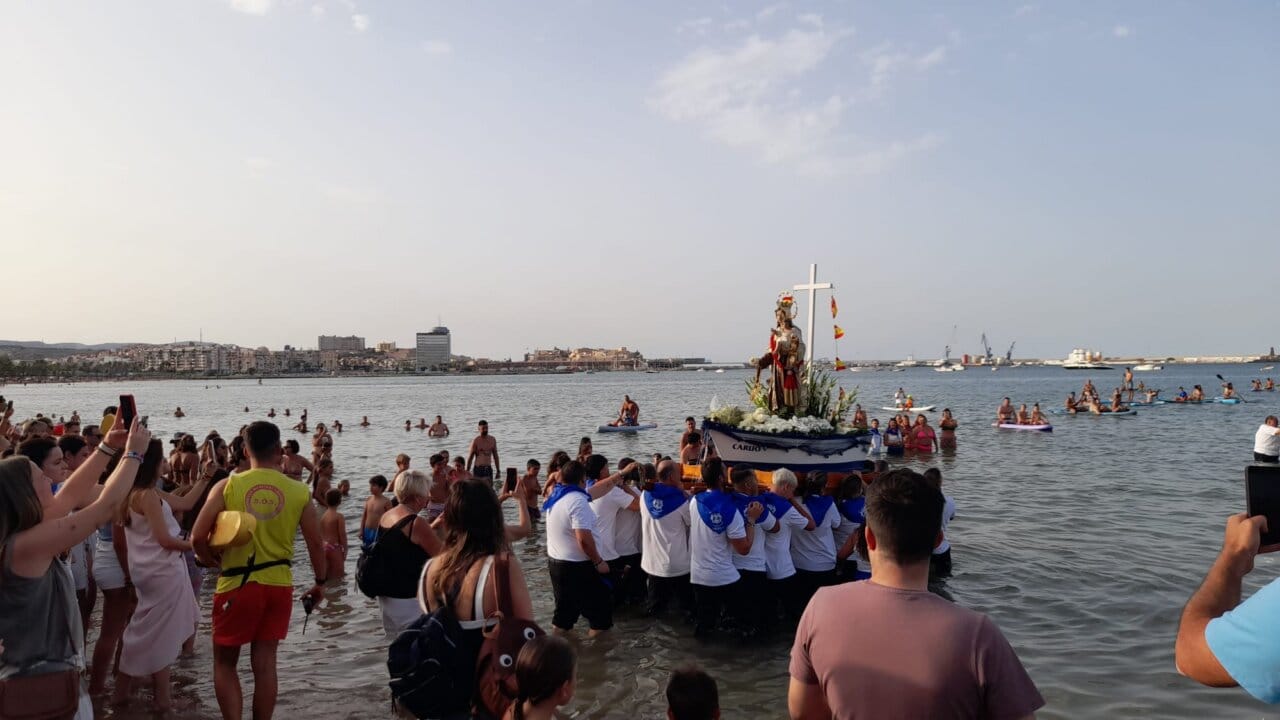 La procesión de la Virgen del Carmen en Melilla
