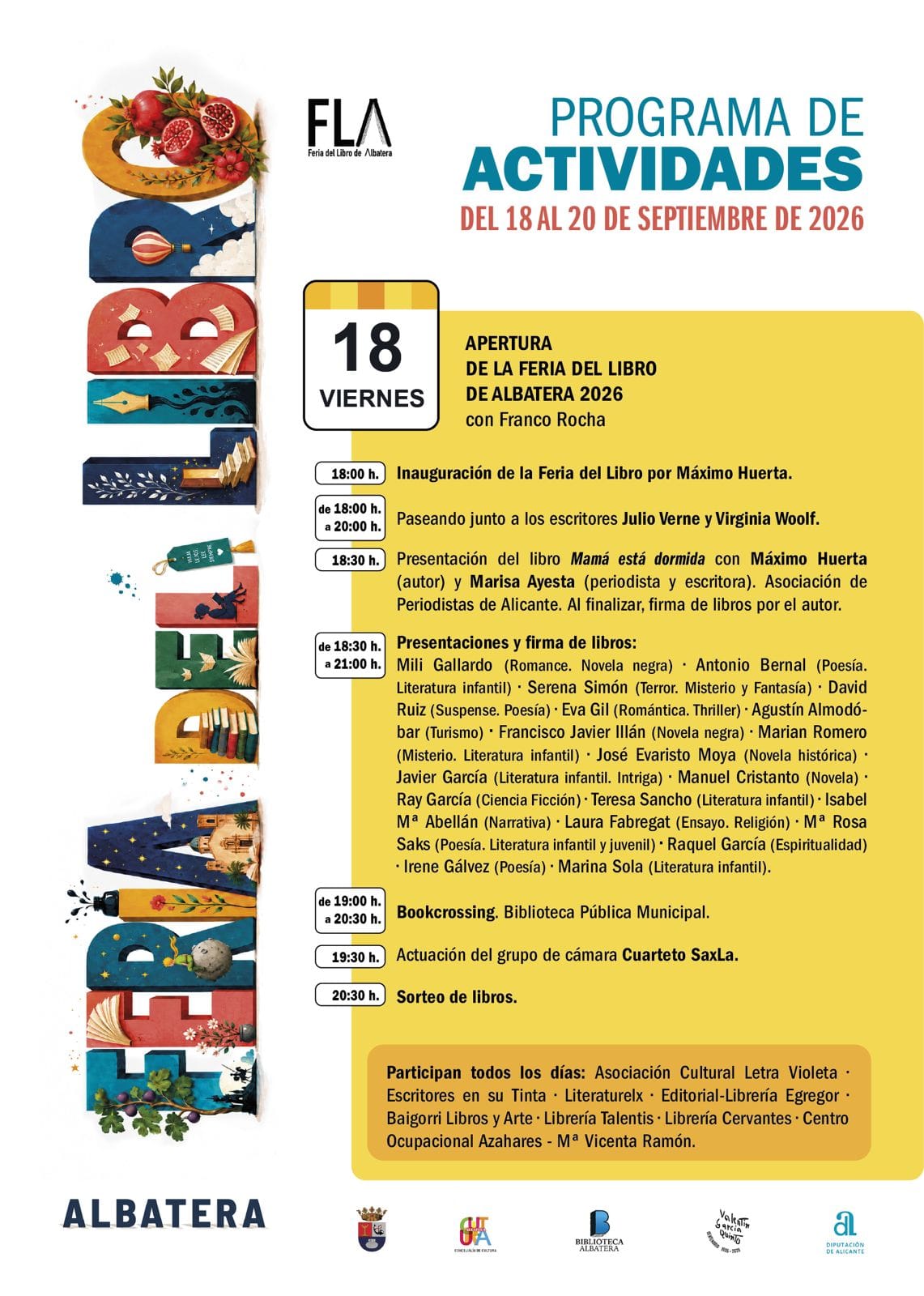 Feria del Libro de Albatera: Huerta y Herrero