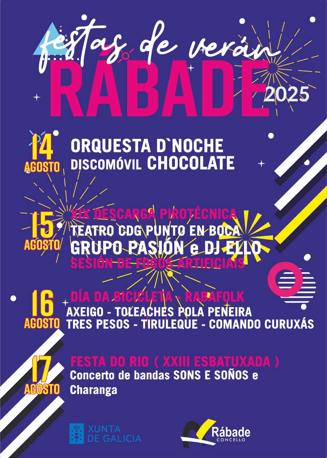 Rábade: verbenas, Rabafolc y Esbatuxada en agosto