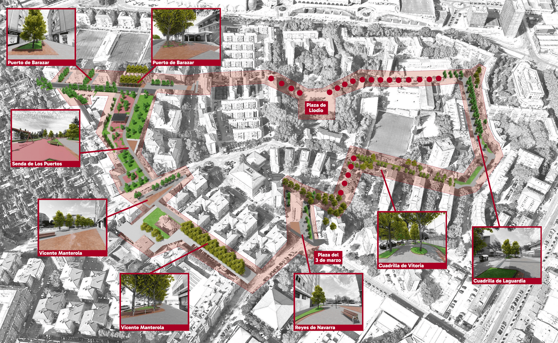 Exposición sobre la reforma del espacio público de Zaramaga