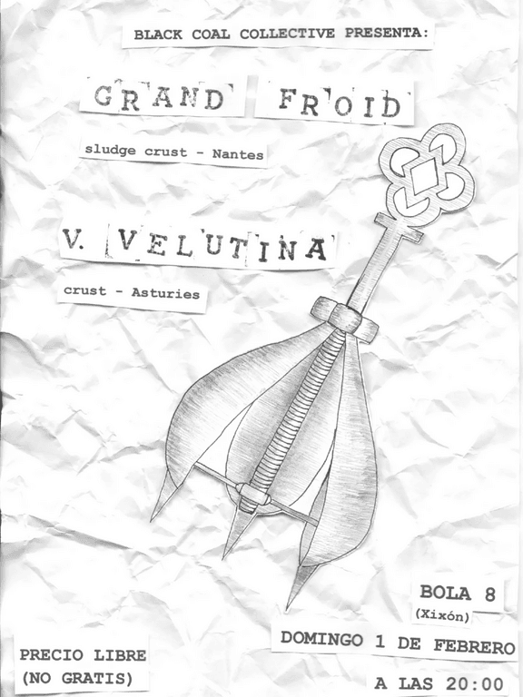 Concierto de Grand Froid y V. Velutina