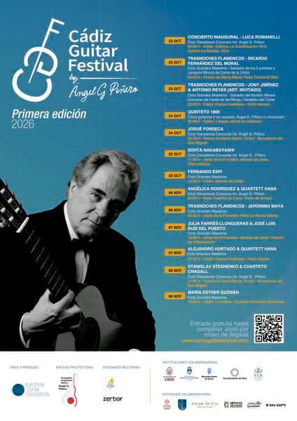 Guitarra gratis en El Puerto: tres citas del festival