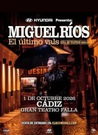 Miguel Ríos en el Gran Teatro Falla: entradas y acceso