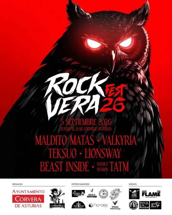 Rockvera 2026: cartel del festival más antiguo de Asturias