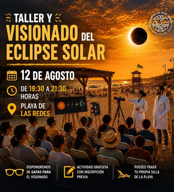 Eclipse del 12 de agosto: dónde verlo en El Puerto
