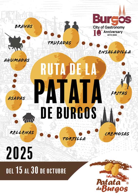La Ruta de la Patata vuelve a Burgos este octubre