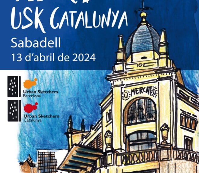 Urban Sketchers dibujó Sabadell en el VII Encuentro