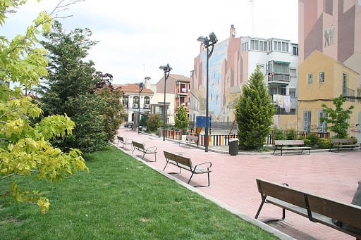 Nueva fuente de chorros en el Parque de San Isidro