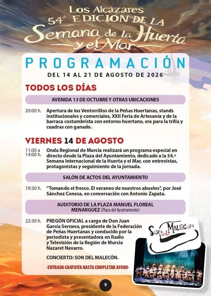Semana de la Huerta y el Mar: el Bando es hoy sábado
