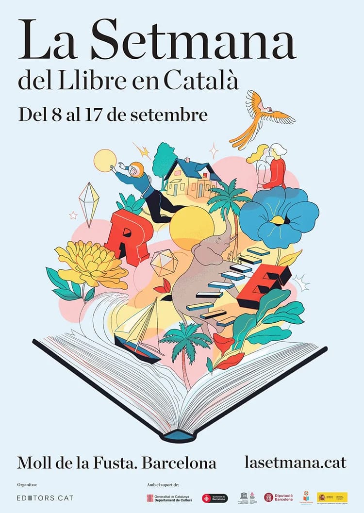 La Setmana del Llibre en Català llena el Passeig
