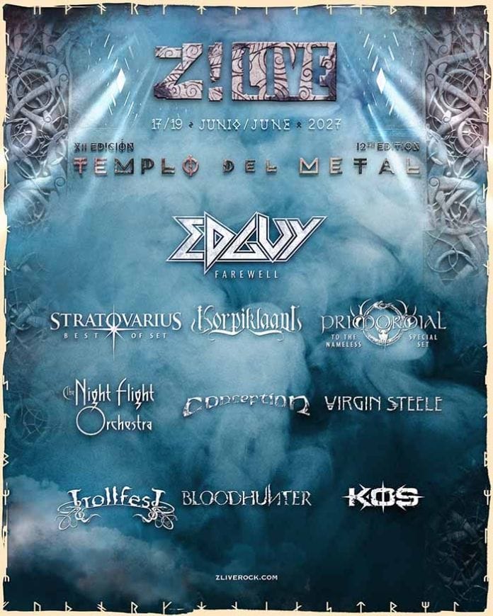 Edguy en Z! Live Rock Fest 2027