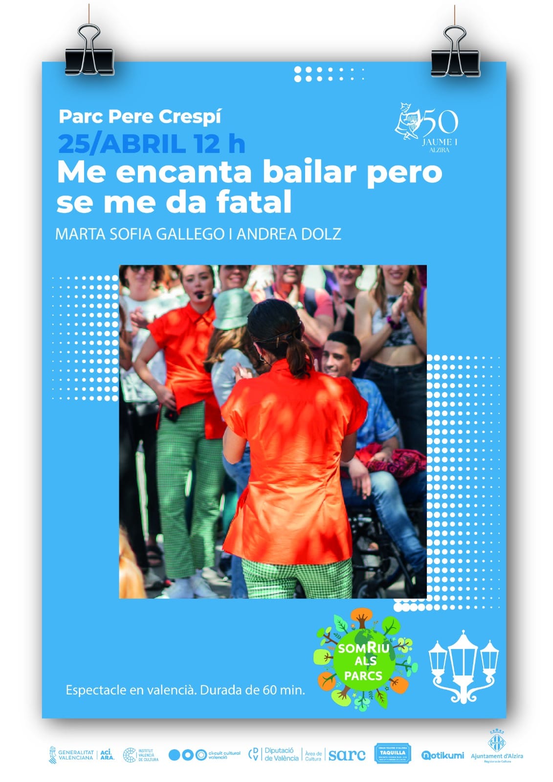 Somriu als Parcs: danza y música gratis en Alzira