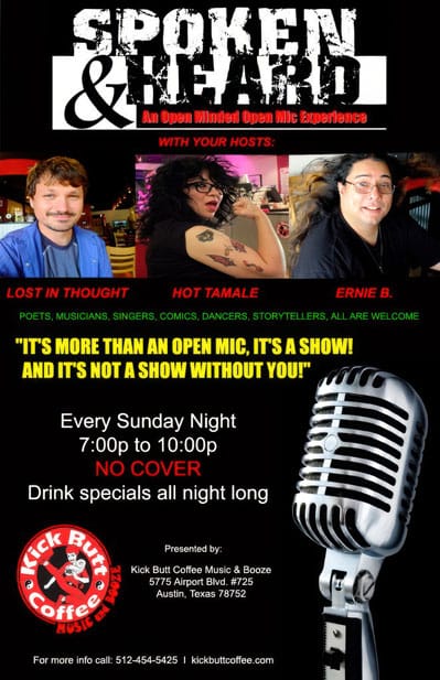 Kick Butt Open Mic