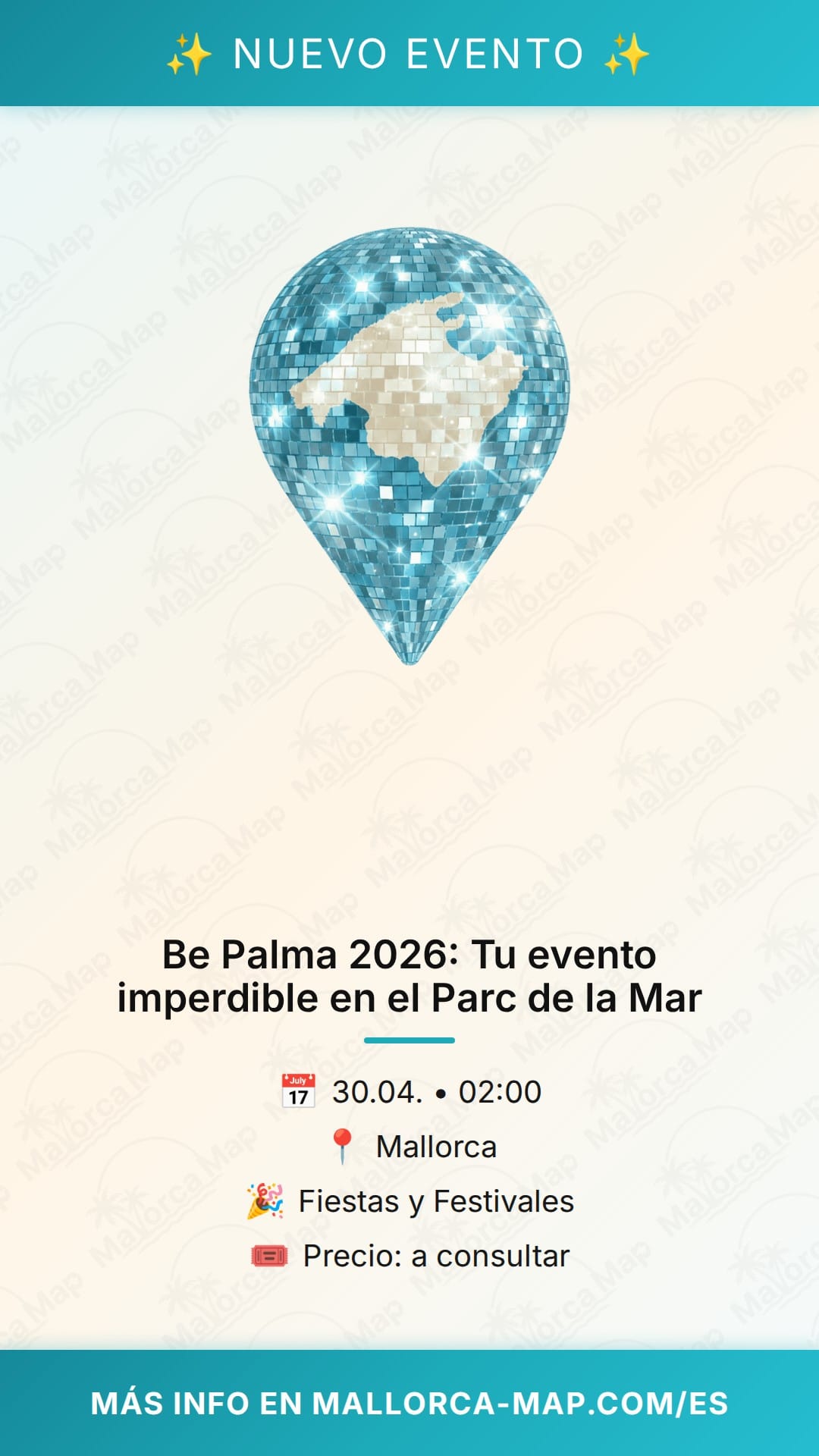 Guía del mercado Be Palma 2026 en el Parc de la Mar