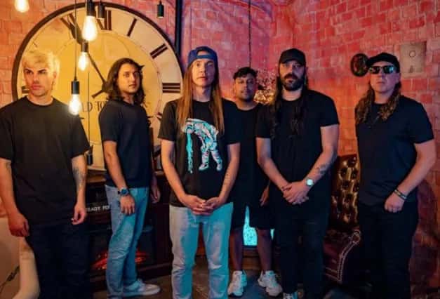 The Red Jumpsuit Apparatus on their Don't You Fake It 20th Anniversary Tour