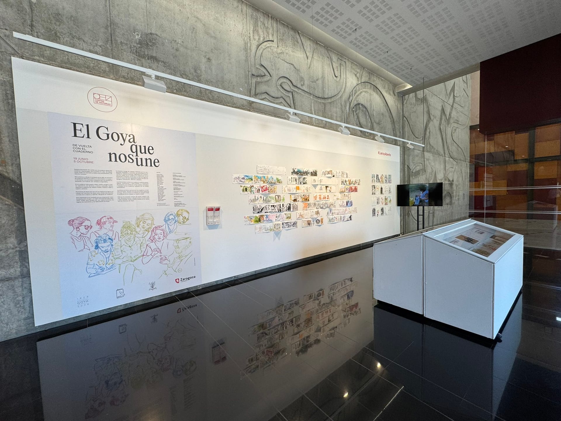 Visita guiada de la apertura final del proceso de residencia artística de IDA Y VUELTA